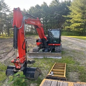 Mini-excavatrice Kubota KX080-5, machine hydraulique sur chenilles robuste pour projets de construction, prix de gros disponible - Product Image 4
