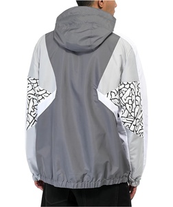 Chaqueta de Seguridad Nocturna de Alta Visibilidad, Cortavientos, de Secado Rápido, Ligera, Personalizada para Hombre, con Logotipo Reflectante - Product Image 2