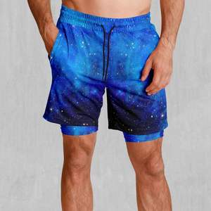 Premium Quality <b>Men's</b> Casual Solid <b>Pattern</b> Sublimation Printed <b>Shorts</b> 100% Polyester Latest Design Wholesale Breathable OEM - Product Image 1