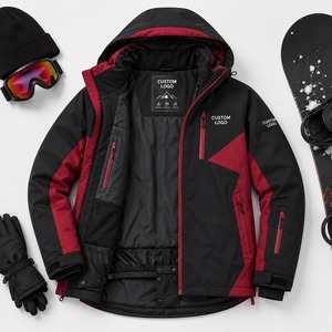 Veste de snowboard haut de gamme, vêtements de sport d'hiver, veste de snowboard avec tissu imperméable, isolation thermique, construction respirante - Product Image 3