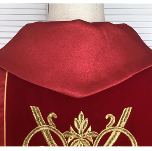 Casulla de Pastor con Estampado por Sublimación, Túnica, Sotana, Accesorio de Vestimenta Católica de Calidad para Sacerdote, Venta de Sotanas para Padre - Product Image 5