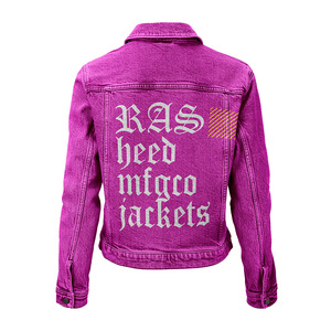 Veste en jean de qualité supérieure avec coutures renforcées, logo personnalisé, marque privée, fabricant et fournisseur de vêtements en gros - Product Image 2