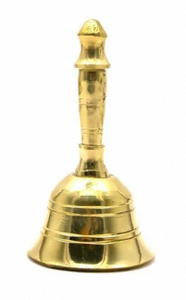 Nueva Campana de Mano de Latón para Uso Espiritual, Campana de Latón Elegante de Alta Calidad de Exportador Indio a Precio Accesible - Product Image 3