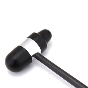 Martillo de percusión negro Hammer Essentials, el mejor martillo de reflejos para exámenes neurológicos y práctica multiinstrumental - Product Image 4