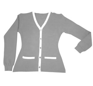 Make Your Custom Premium Quality V-Neck for Sorority/Fraternity/Colleges/Universities Logo Knitted <b>Cardigans</b> <b>Sweaters</b> for Unisex - Product Image 4