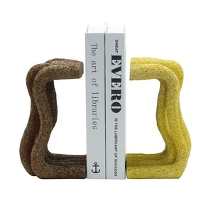Teak Wood wooden <b>bookends</b> and desk organizers OEM Custom Wholesale | Aqdus Saleem India - Product Image 2
