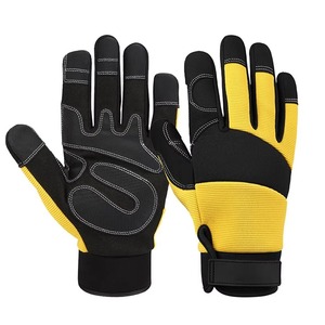Gants de motocross pour hommes de haute qualité, résistants, en cuir véritable, forte adhérence, antidérapants, pour la conduite hivernale à moto, sports - Product Image 2
