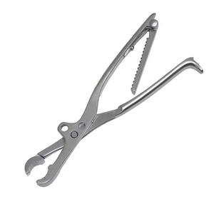 Pinza de sujeción de huesos Lambotte recta con trinquete, certificada CE ISO12853, con garantía de un año, de Grip Surgical - Product Image 3