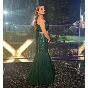 Fancy Style Women's Lehenga Choli para Party Wear Conjunto elegante - Product Image 4