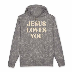 Jesus Is Lord Hoodie Men Women Youth Cotton Fleece Vintage Wash Embroidery Supplier - Product Image 6