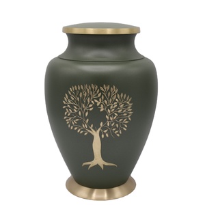 Urna de cremación de árbol de la Vida para Adultos clásica, capacidad de 200 libras para servicios funerarios y de entierro de cenizas humanas de nicho de estilo americano - Product Image 1