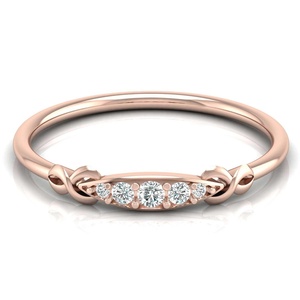 Anillo chapado en oro solitario de corte brillante redondo de diamante hecho en laboratorio, joyería de compromiso tradicional con artículos de estilo clásico atemporal - Product Image 3