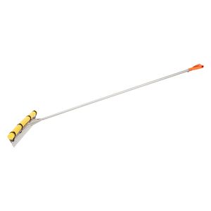 Rastrello per Paesaggistica in Alluminio Rinforzato da 36 Pollici con Manico da 102 Pollici, Grande Rastrello per Foglie per Giardinaggio e Livellamento Asfalto, in Plastica - Product Image 1