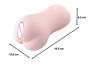 Vente chaude Mini Sex Toys Masturbateur Masculin Réaliste TPE Vagin Chatte stroker Life Like Feeling Peekaboo Pussy Stroker - Product Image 4