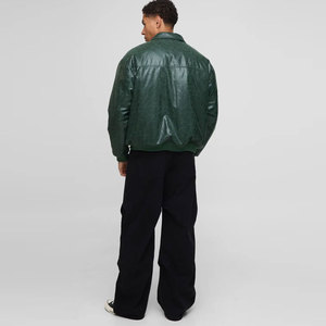 Veste en cuir pour homme à prix abordable, nouvelle collection, design basique, veste en cuir de motard épaisse pour homme, nouvelle arrivée - Product Image 2