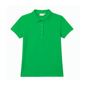 Polo femme anti-plis à col bloc en mélange de coton, manches amples, pour l'été, personnalisable avec logo, également disponible pour homme - Product Image 3