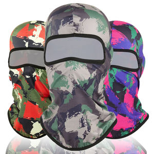 Masque facial balaclava camouflage coloré avec panneau transparent pour les activités de plein air, taille adulte unisexe 54-56 cm - Product Image 4