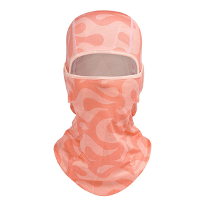 บาลาคลาวาแบบ unisex ระบายอากาศได้ดี สำหรับกิจกรรมกลางแจ้ง พิมพ์ลายแบบ sublimation ปิดคลุมทั้งใบหน้า มีรูเดียว ป้องกันรังสียูวี - Product Image 1