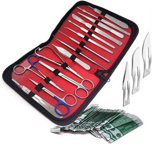 Kit de Disección Profesional de Acero Inoxidable de 15 Piezas para Estudiantes de Medicina y Veterinaria - Uso en Laboratorio de Anatomía - Product Image 1