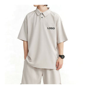 Polo et short unisexe respirants de qualité supérieure 2026 – Couleur unie, anti-plis – Nouvelle tenue de sport – Polo T-shirt en promotion - Product Image 4