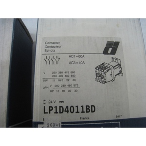 Contactor de Motor Schneider Telemecanique LP1D4011BD - Equipos y Piezas de Semiconductores de Confianza a Nivel Mundial - Product Image 1