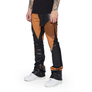 Pantalons en cuir pour hommes sur mesure en gros, style unique de haute qualité, confortables, décontractés, tissu doux et durable, directement de l'usine - Product Image 3