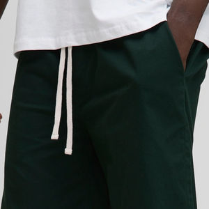 Shorts décontractés pour hommes en coton lavé léger, respirants et ajustables, coupe décontractée, à prix abordable - Product Image 5