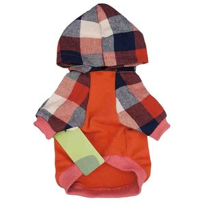 Sweat à capuche classique léger en coton à carreaux pour chiots - MARGINAL SPORTS WEAR - Product Image 3