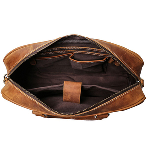 Newest design professional quality <b>leather</b> bag full grain <b>leather</b> <b>briefcase</b> <b>Leather</b> Laptop Bag Smart Carry Messenger Bag - Product Image 4