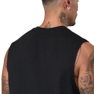 Camiseta Deportiva sin Mangas para Hombre, Negra, para Gimnasio, Entrenamiento, Fitness y Deportes - Product Image 4