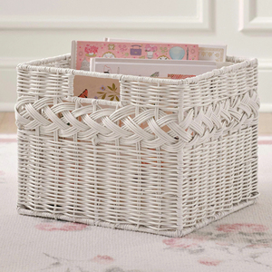 Panier de rangement en rotin tressé de haute qualité, best-seller, pour jouets, linge, livres et organisation domestique - Product Image 1
