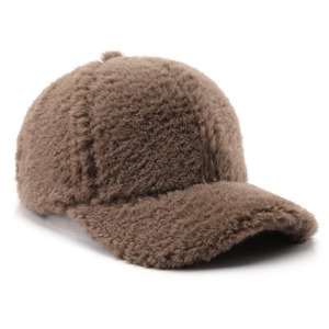 Gorra de Béisbol de Felpa de Color Sólido para Mujer, Estilo Unisex, Ajustable, Ligera, para Otoño e Invierno - Product Image 5
