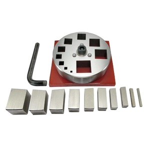 <b>Iron</b> Jewelry Grinding Disc Cutter Set of <b>7</b> with Rectangular Blocks and Lever for DIY Tools-SUNTOOLS/STIPL - Product Image 2