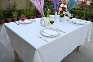 Customized Luxury Woven Natural Linen Table <b>Runner</b> for Home & Event Decor-Eco-Friendly Washable Fabric - Product Image 5