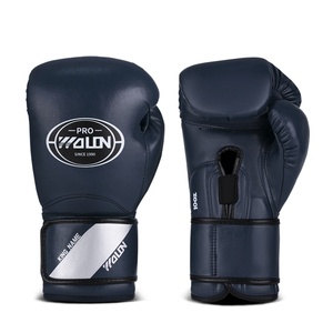 Guantes de Boxeo de Cuero al por Mayor Wolon, Nuevo Diseño Personalizado, Impermeables, con Cierre, para Entrenamiento de MMA y Boxeo - Product Image 2