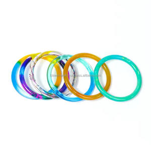 New Arrival Resin Colorful Handles Round Purse Handles Resin Handbag Handle for Fashion <b>Women</b> <b>Bags</b> <b>Accessories</b> Resin <b>Bag</b> Parts - Product Image 4