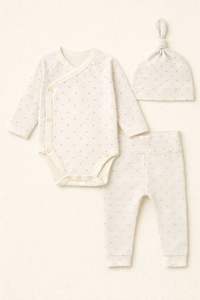 JALBEBE Leggings Unisex in Morbido Cotone Tessuto Ecologico Lavabile con Chiusura a Bottoni Tutina per Neonati per Tutte le Stagioni - Product Image 3