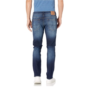 Jeans en denim personnalisés de haute qualité, coupe slim, avec applications, pour hommes, pantalons déchirés fins - Product Image 2