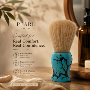 Pinceau à raser synthétique végétalien en gros avec manche en bois personnalisable avec votre logo - Product Image 4