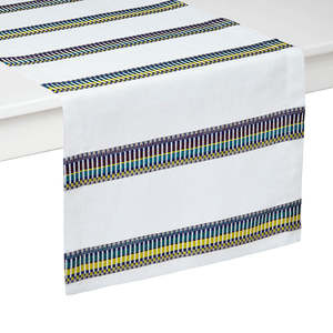 Tappeto Sicily Runner di Mode Living - Misto Lino a Righe Multicolore, Resistente e Anti-sbiadimento - Product Image 2