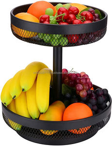 Cesta de fruta de hierro de alambre simple, diseño duradero, resistente, ligero, perfecto para una decoración elegante de uso familiar diario - Product Image 3