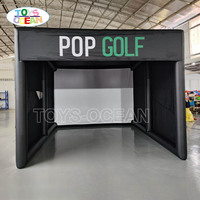 Tente Gonflable de Luxe Populaire pour Location d'Événements Sportifs Extérieurs avec Simulateur de Golf et Écran