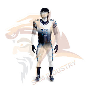 Meilleures ventes de vêtements de sport, ensembles d'uniformes de football américain, séchage rapide, 100% polyester, confortables à porter, uniforme de football américain - Product Image 2