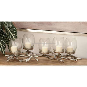 <b>Gold</b> Metal Tree Branch Candle Holder Home <b>Decoration</b> Glass Candle Stand for Event & <b>Parties</b> <b>Decoration</b> Supplies - Product Image 4