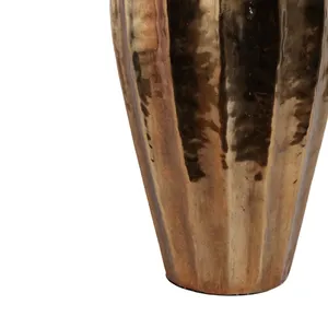 Jarrón Decorativo de Hierro con Diseño Floral Costero, Tendencia Mundial 2026 - Jarrón de Metal Moderno de Alta Calidad para Mesa, Ligero y Ecológico - Product Image 3
