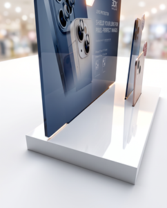 Modern Elegant Acrylic Phone Display <b>Stand</b> Customized Countertop Premium for for Retail Phone Shops - Product Image 3