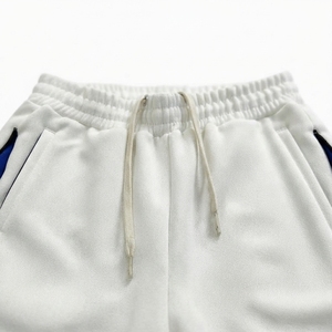 Custom Logo Oversized Baggy Sweatpants Heavyweight Wide Leg <b>Trousers</b> <b>Elastic</b> <b>Waist</b> Zipper Side Stripe Streetwear Pants - Product Image 4