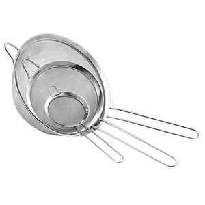 Advanced Micro Hole Stainless Steel <b>Colander</b> Bowl for Fine Grain Rice Washing and Vegetable Cleaning - Product Image 4