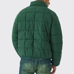 Premium Quality Men's Oversized Puffer Jacket Custom Printed Logo Lightweight Cotton Padded Streetwear <b>Bubble</b> <b>Coat</b> - Product Image 5