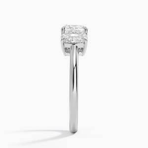 Anillo BOJ 075 con Corte Cojín, Plata 925, Halo de Diamantes, Anillo Solitario con Piedra de 2ct, Color D, VVS1, Moissanita, Certificado GRA, Precio Bajo - Product Image 3